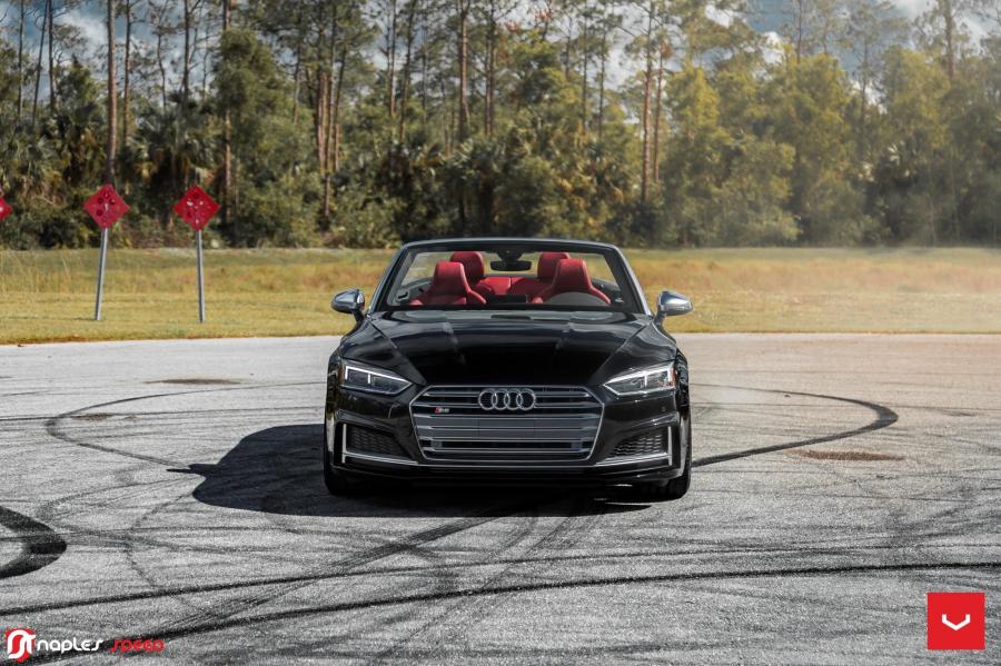  Audi S5 Cabriolet on Vossen Wheels (VFS10) 2017 года  (фото 4 из 13)